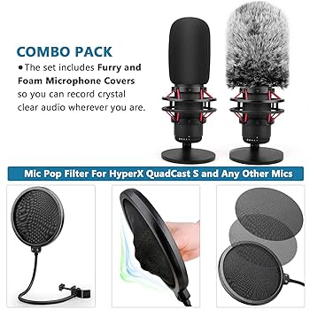 HyperX QuadCast コンデンサーマイク+ ポップフィルター 楽天市場】［メーカー公式店］［マイク(QuadCast S)＆ポップ